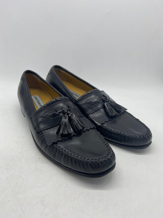 Johnston & Murphy Black Tassel Loafers Sz 10.5M/12W