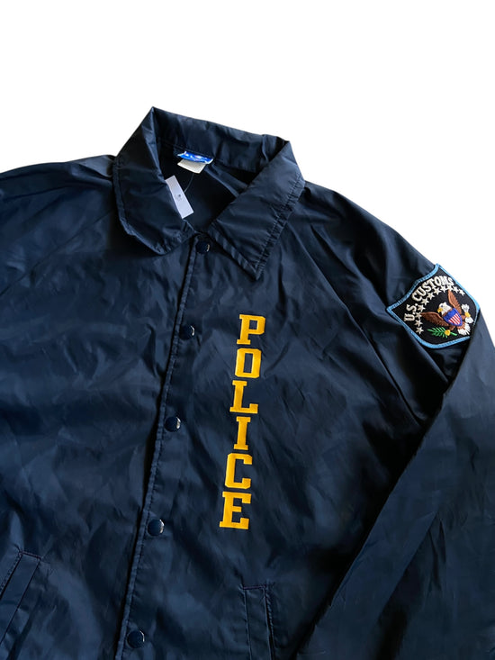 VTG Champion US Customs Coach Jacket Sz L