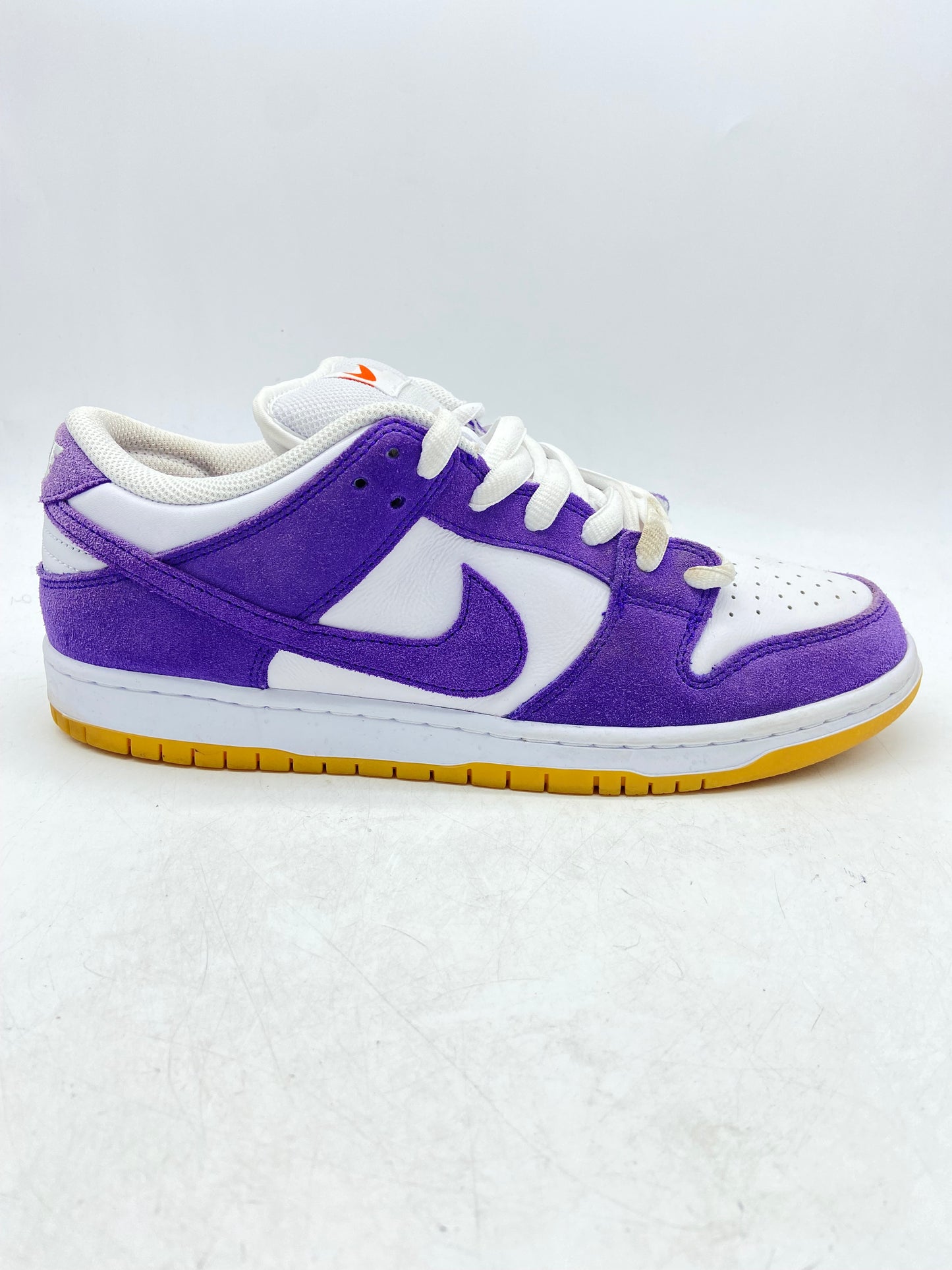 Preowned Nike SB Dunk Low Pro ISO Orange Label Court Purple Sz 10M/11.5W DV5464-500