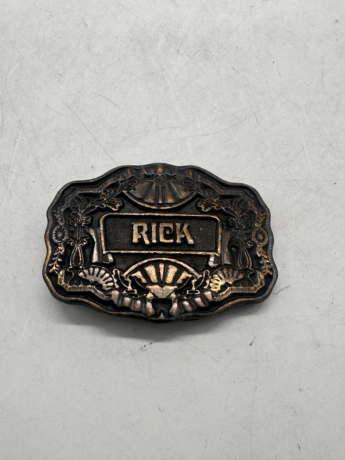 VTG Rick Floral Belt Buckle