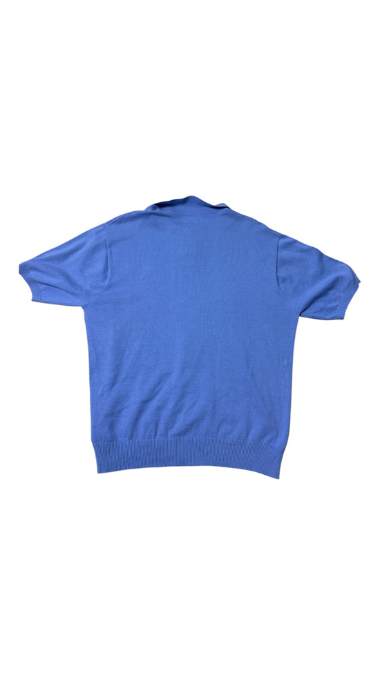 Stussy Light Blue Polo Shirt Sz L