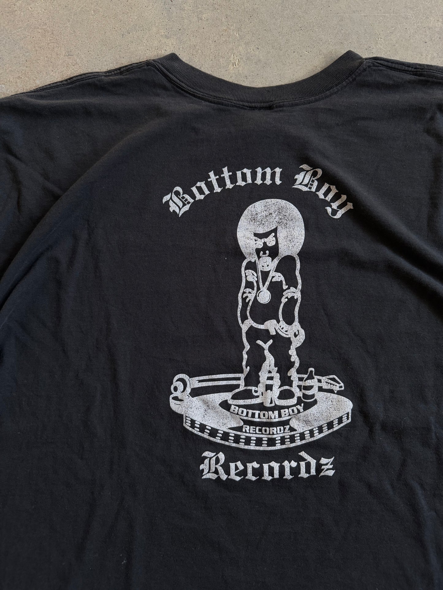 VTG Bottom Boy Recordz We Represent Tee Sz 2XL
