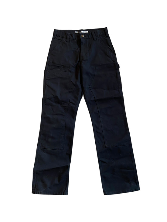 Carhartt Black Double Knee Work Pants Sz 32x30