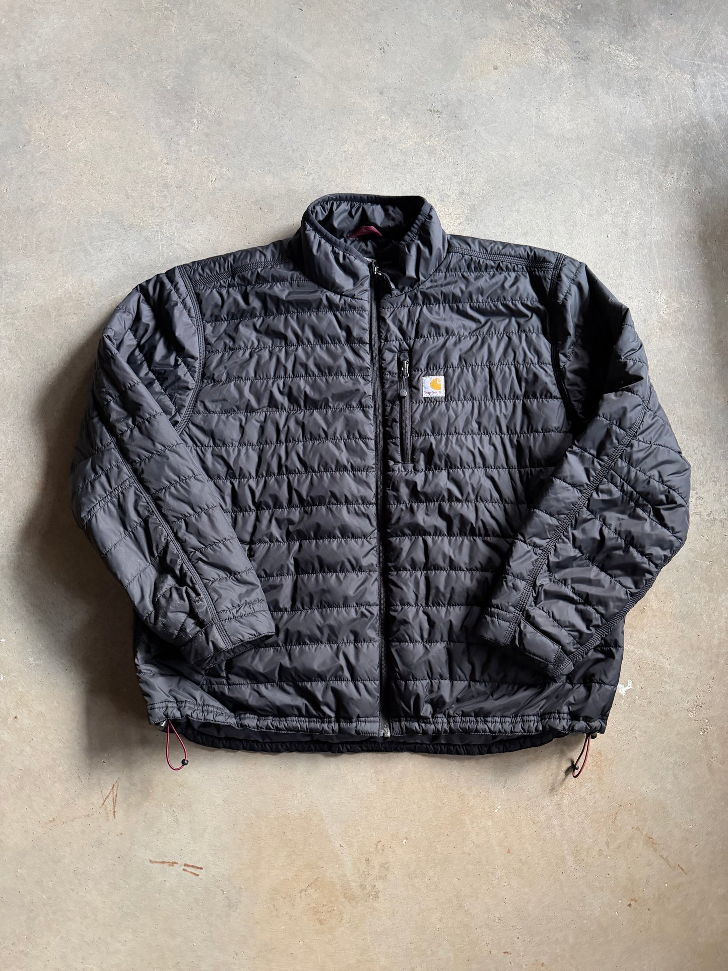 Carhartt Gray Puffer Jacket Sz 2XL