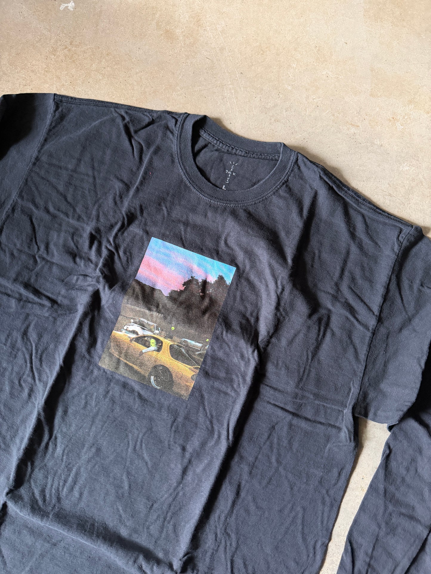 2019 Cactus Jack by Travis Scott JACKBOYS Photo L/S Tee Sz L