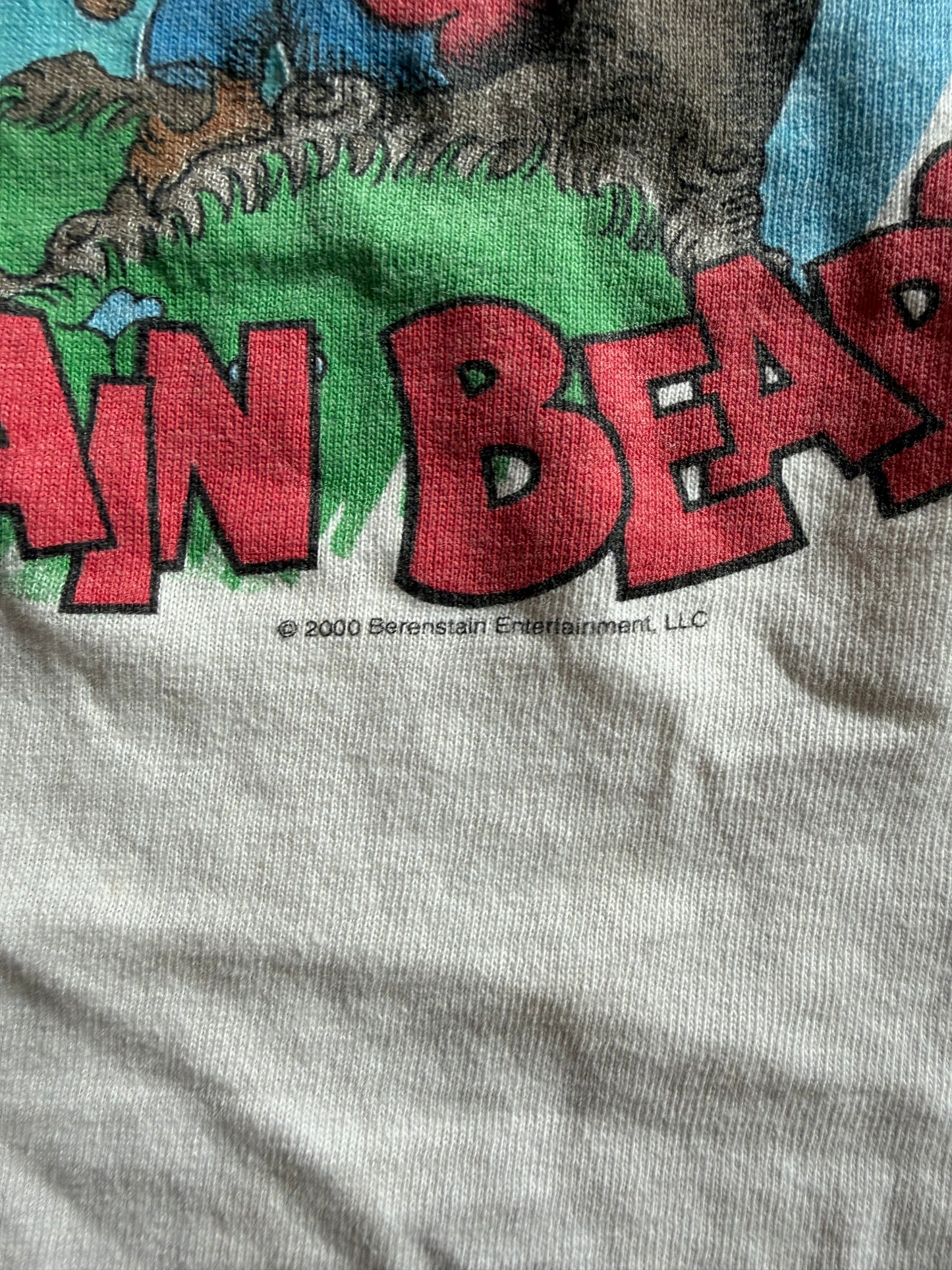 VTG Berenstain Bears Fireflies Baby Tee Sz XS