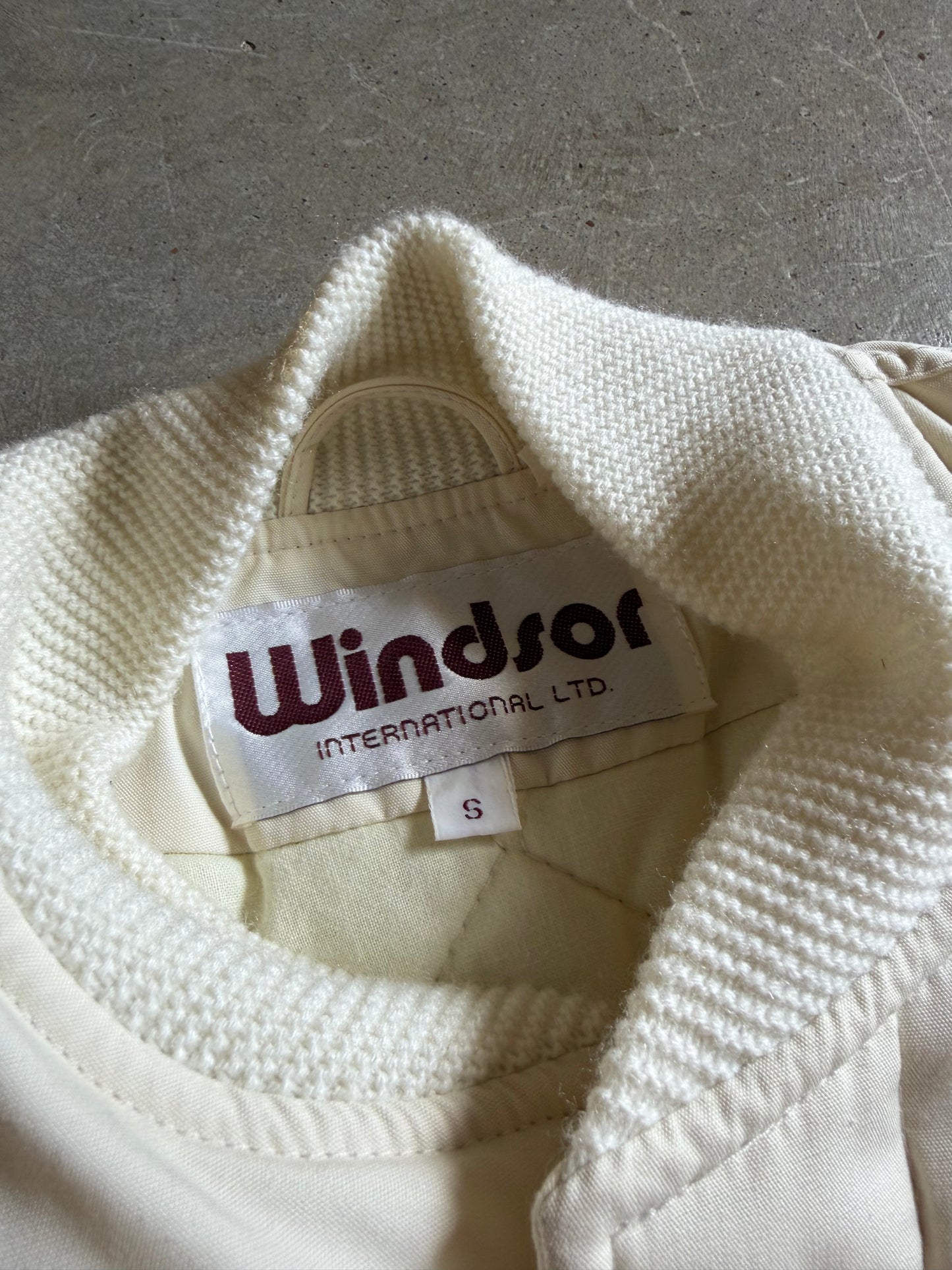 VTG Windsor Cream Jacket Sz S