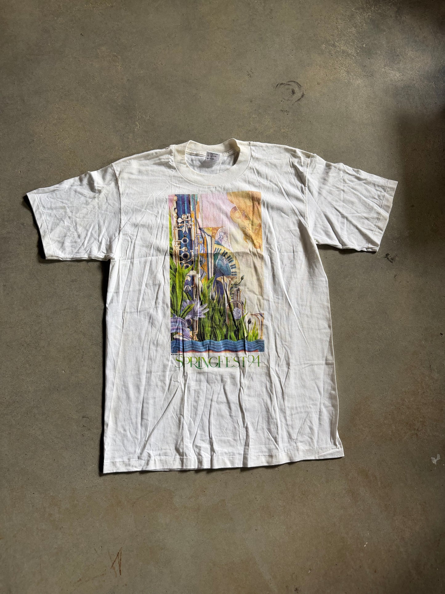 VTG Springfest 1994 Paul C Jackson Art Tee Sz L