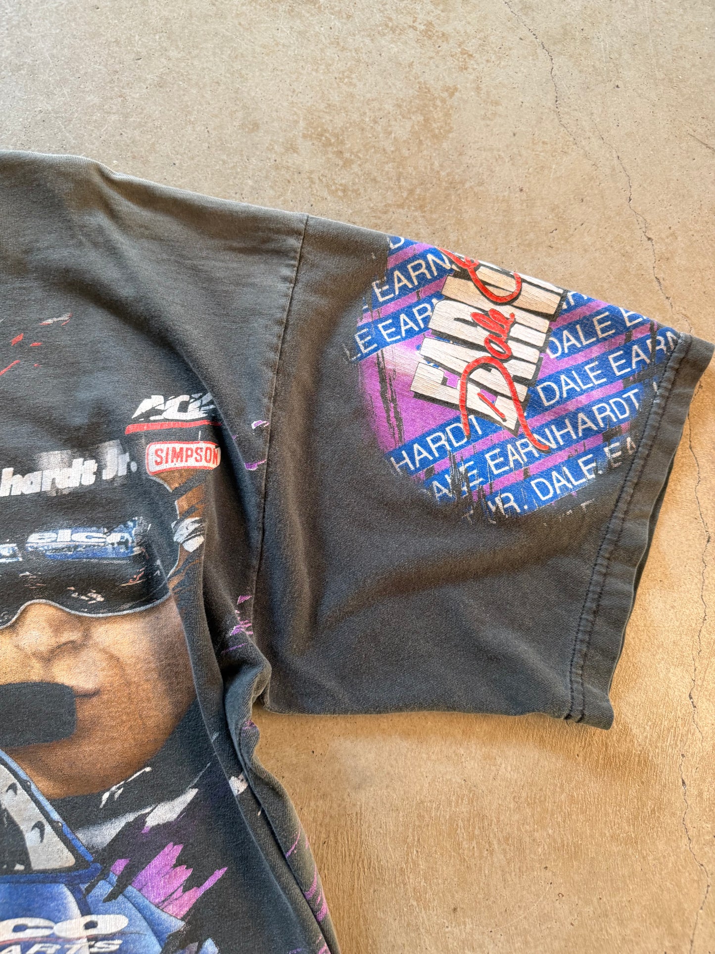 VTG Dale Earnhardt JR The Dominator All Over Print Tee Sz XL