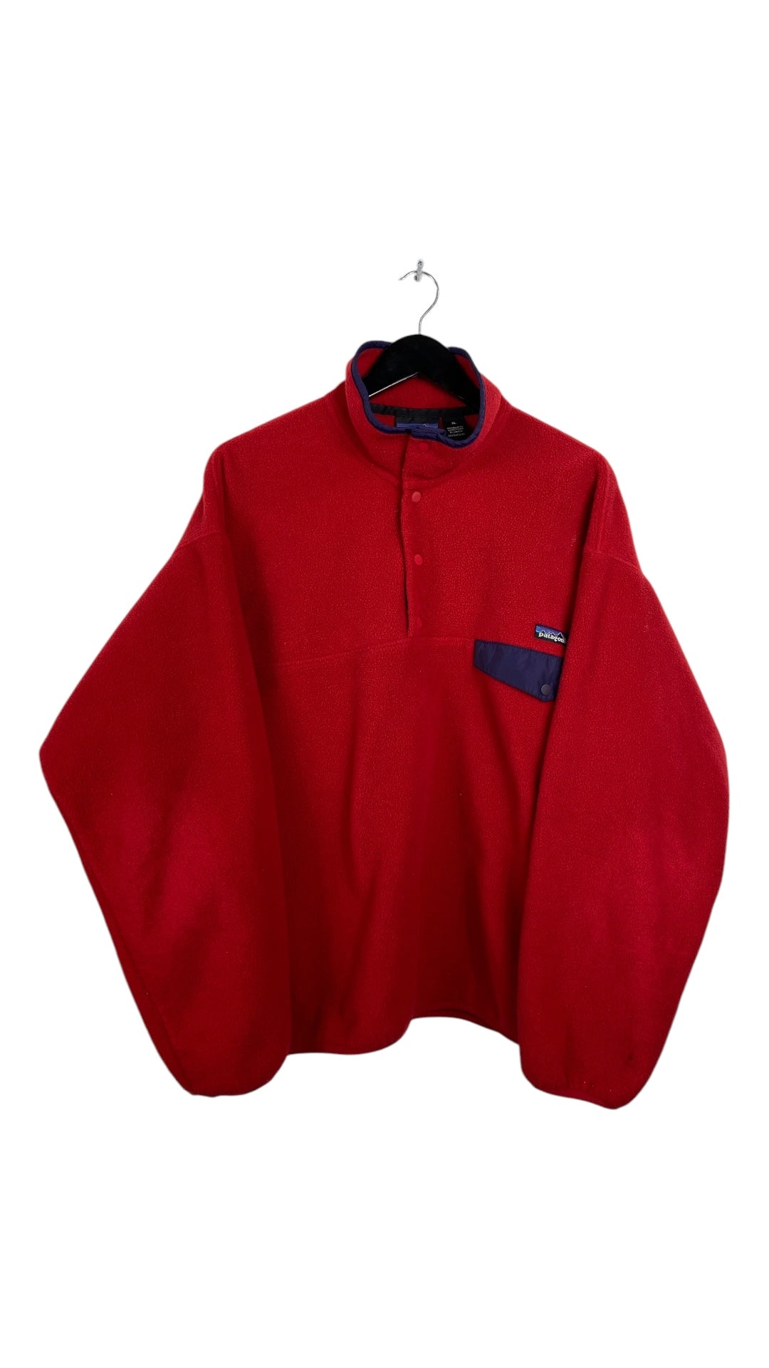 VTG Patagonia Red Fleece Jacket Sz XL