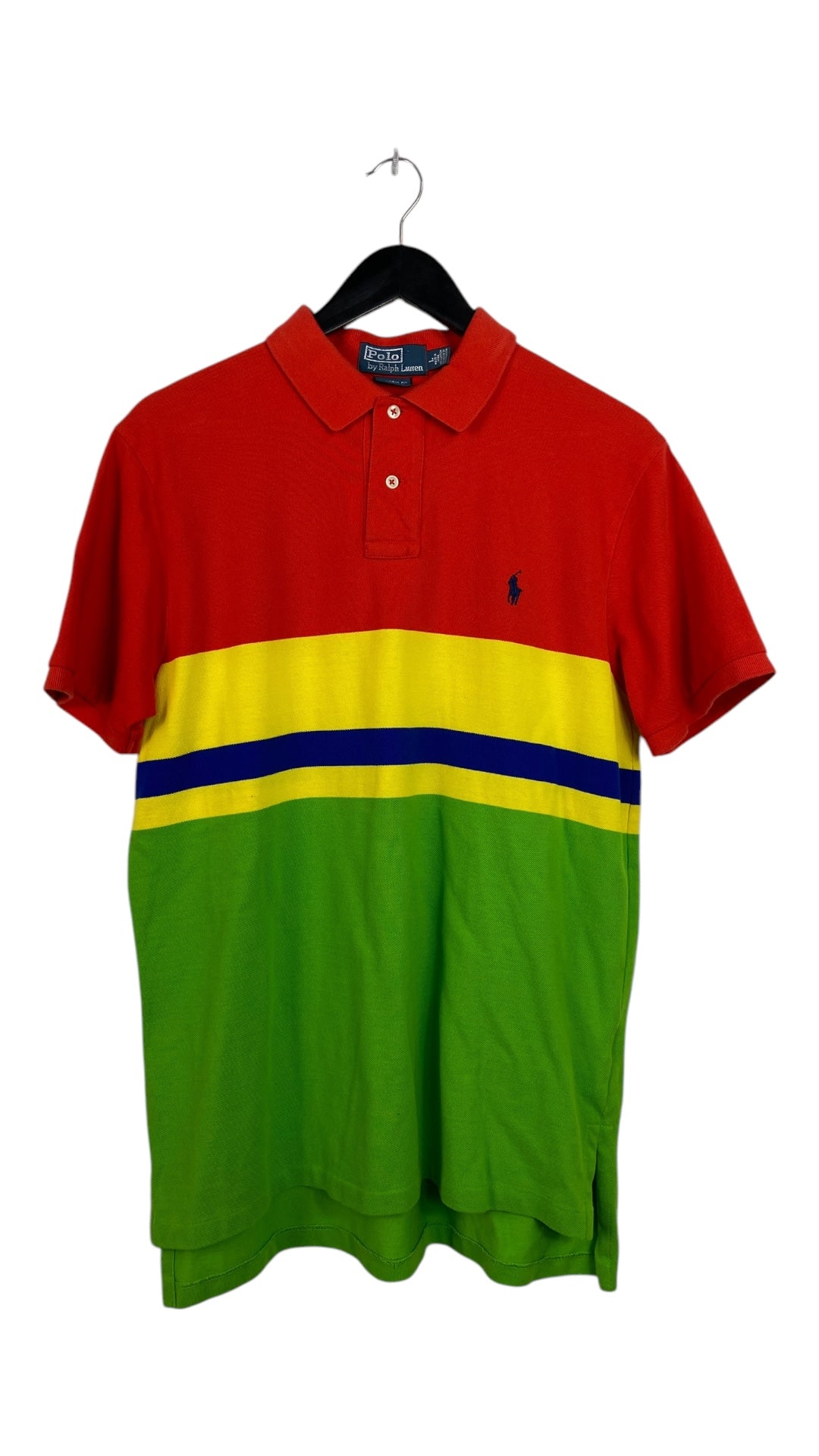 VTG Polo Ralph Lauren Colorblock Polo Shirt Sz L