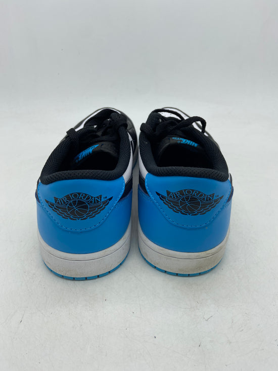 Used Jordan 1 Retro Low OG Black Dark Powder Blue Sz 10.5M/12W CZ0790-104