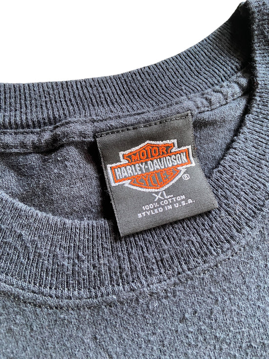 VTG Harley Davidson Small Graphic Dubai Tee Sz XL