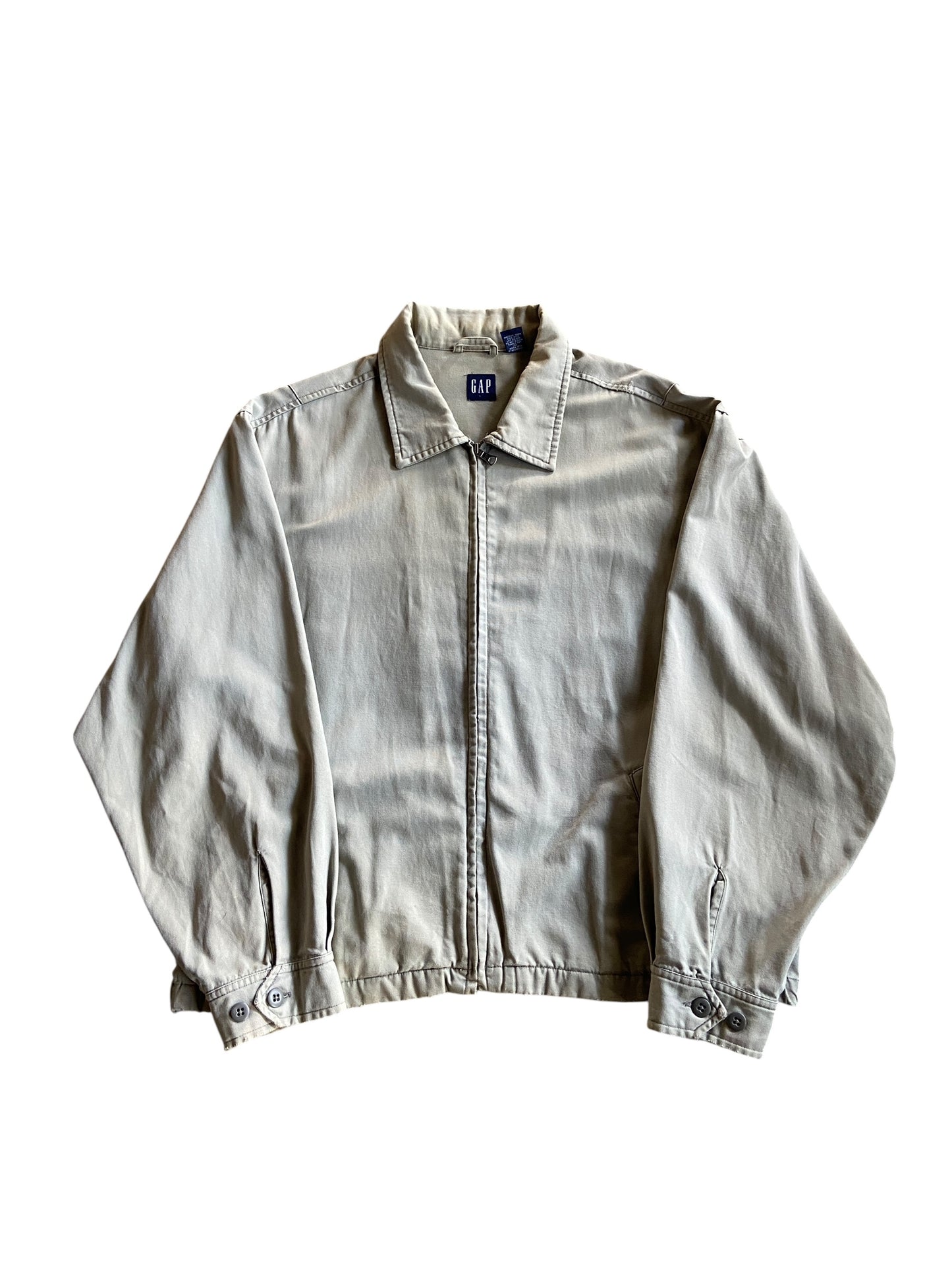 VTG Gap Tan Canvas Jacket Sz XL
