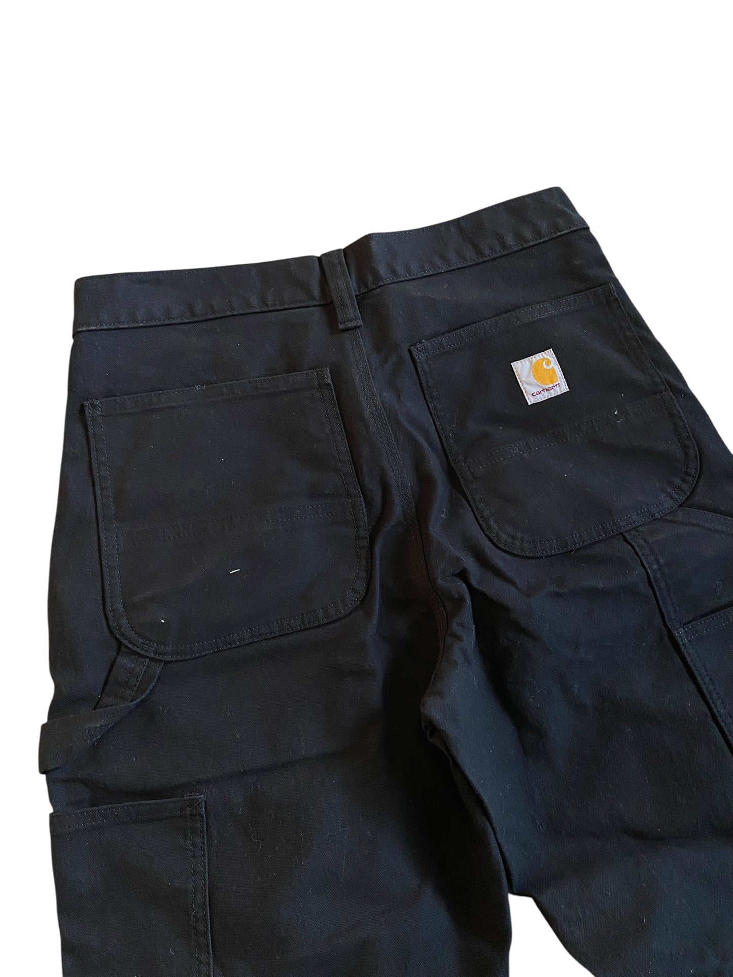 Carhartt Black Double Knee Work Pants Sz 32x30