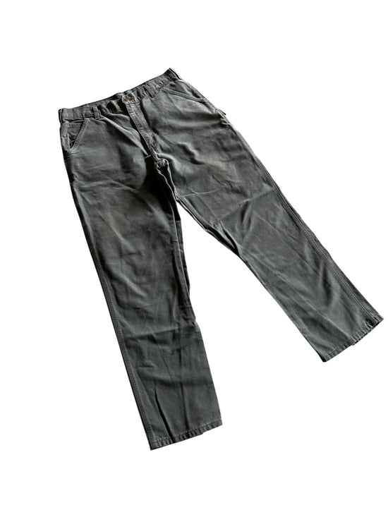 VTG Slate Faded Carhartt Jeans Sz 36x34