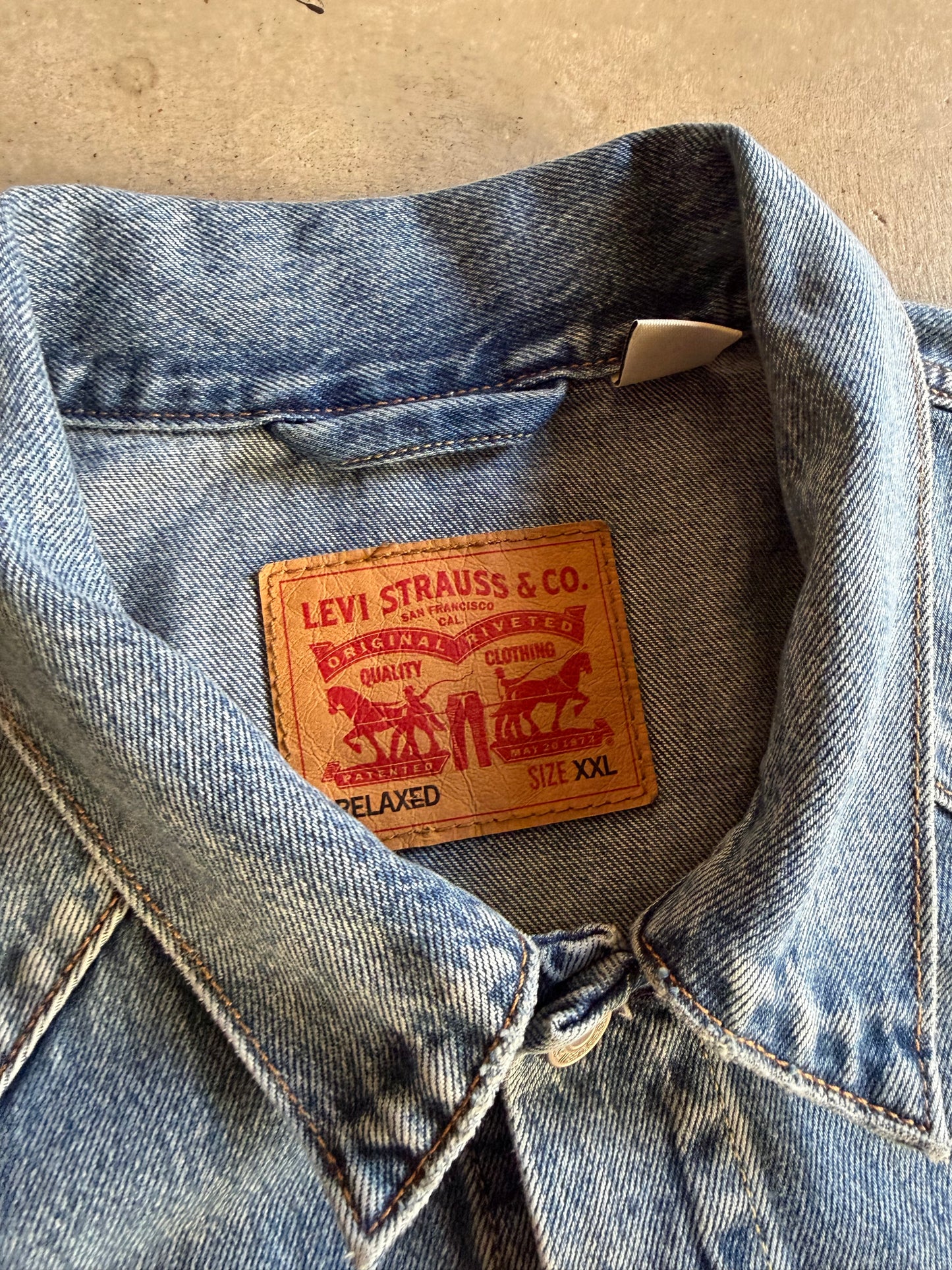 Levi's Denim Jacket Sz 2XL
