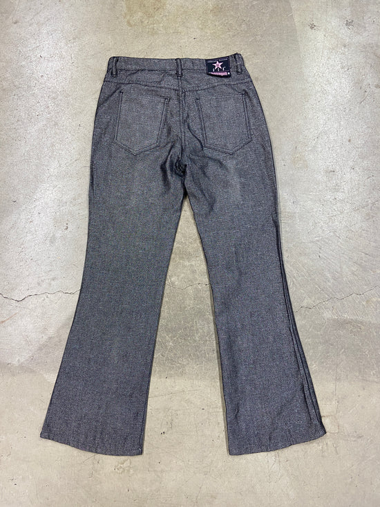 Y2K Bubblegum Shimmer Denim Jeans Sz 9