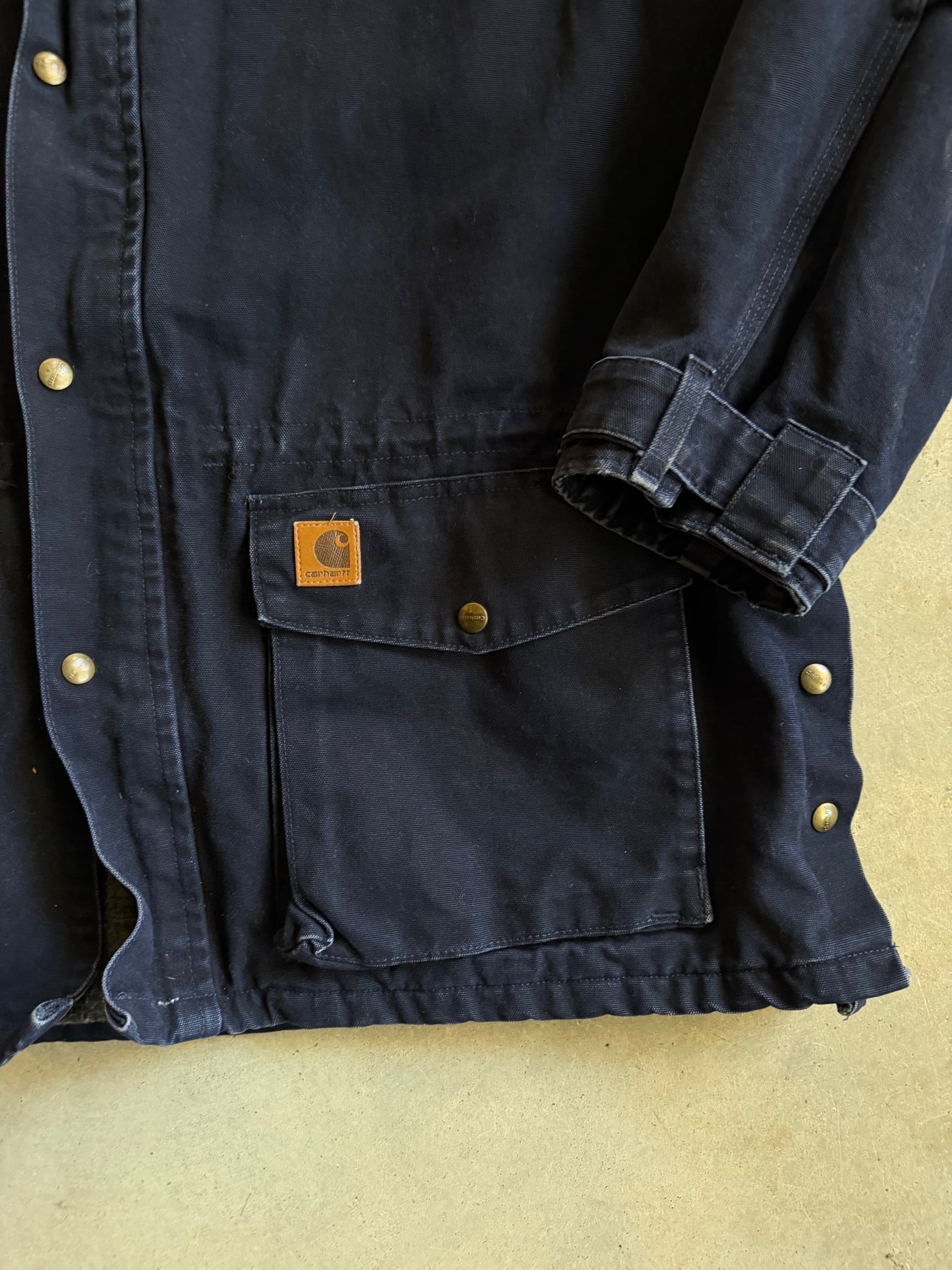 VTG Carhartt C52MDT Ranch Chore Jacket Blanket Lined Sz XL