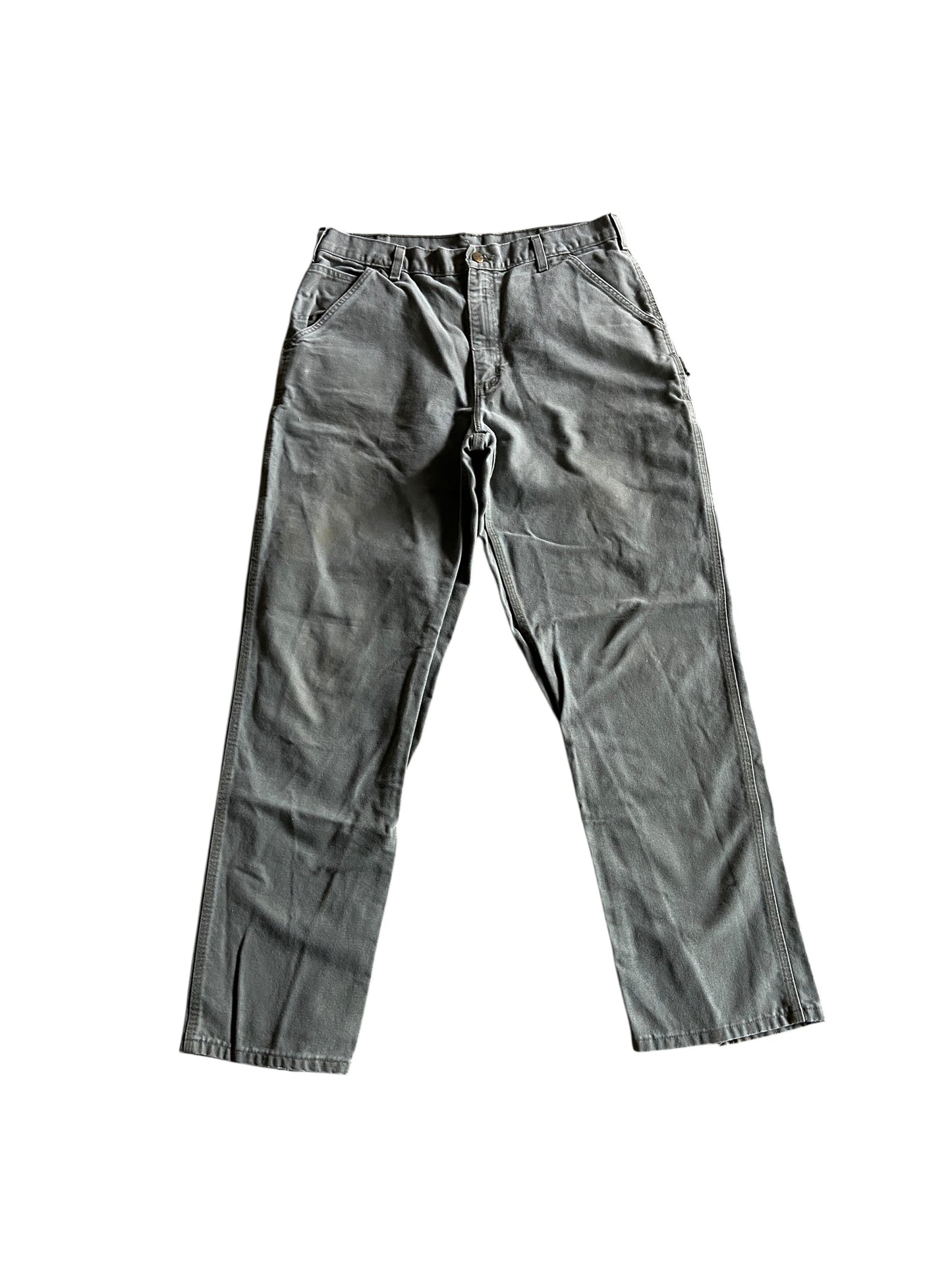 VTG Slate Faded Carhartt Jeans Sz 36x34