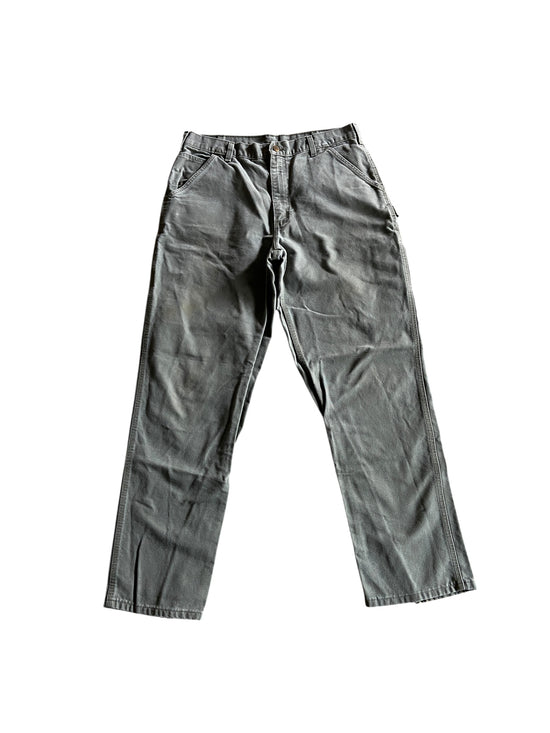 VTG Slate Faded Carhartt Jeans Sz 36x34