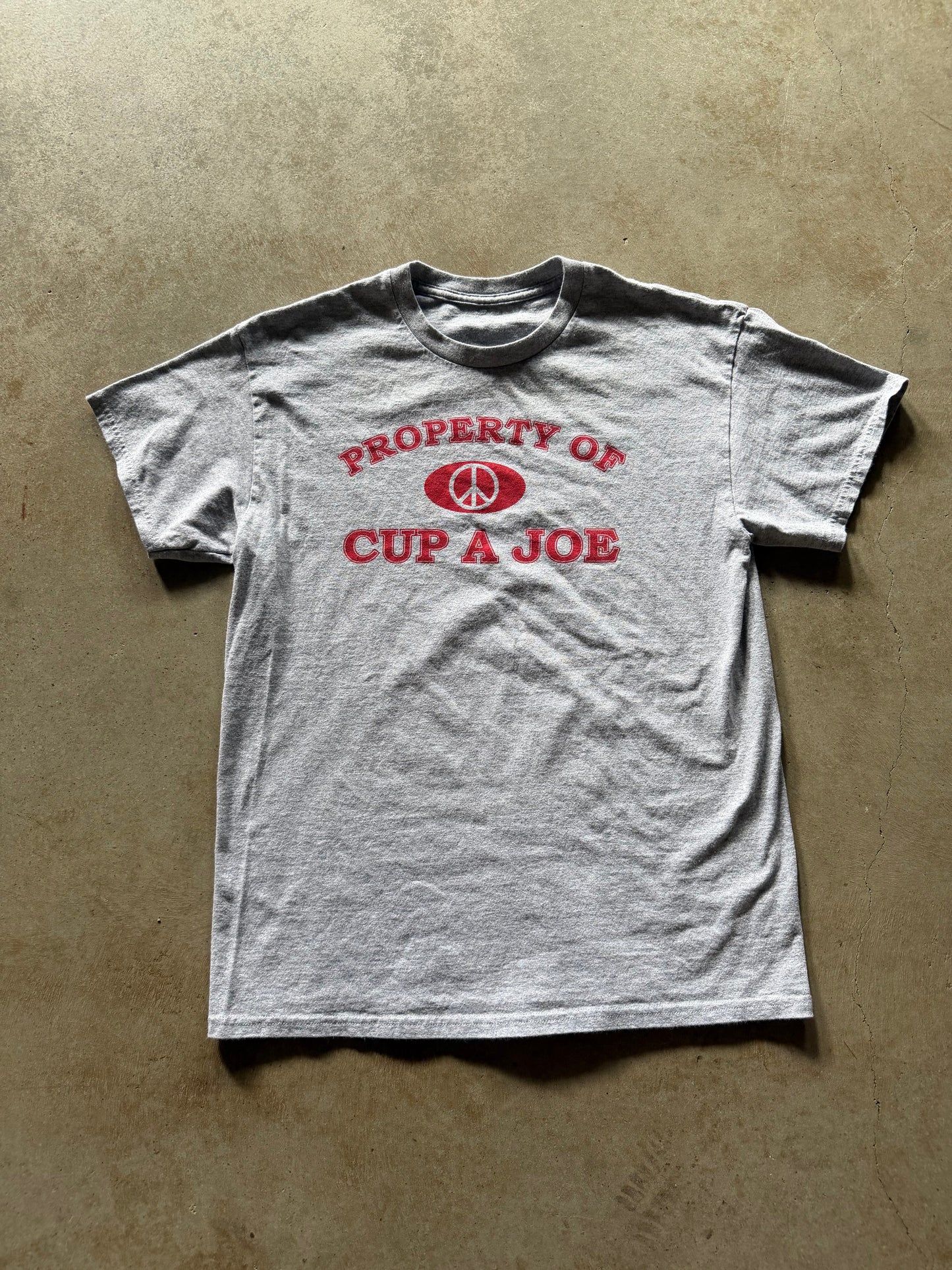 VTG Property Of Cup A Joe Tee Sz M