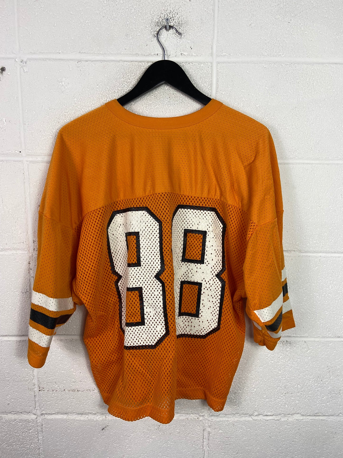 VTG Russell Orange Mesh #88 Football Jersey Sz L