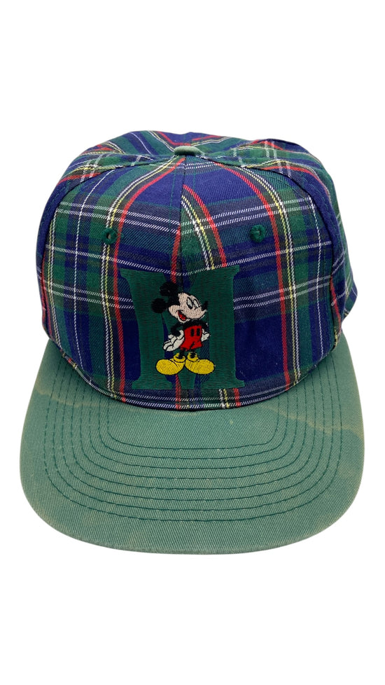 VTG Plaid Mickey SnapBack