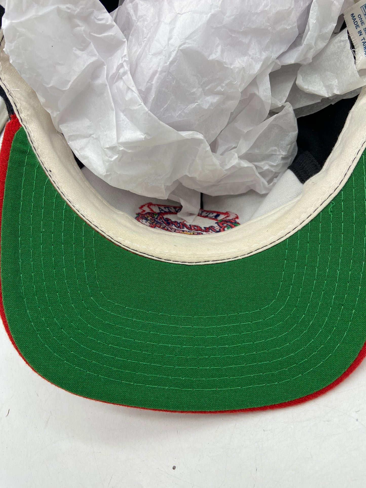 VTG Atlanta Braves Baseball Pinstriped Hat