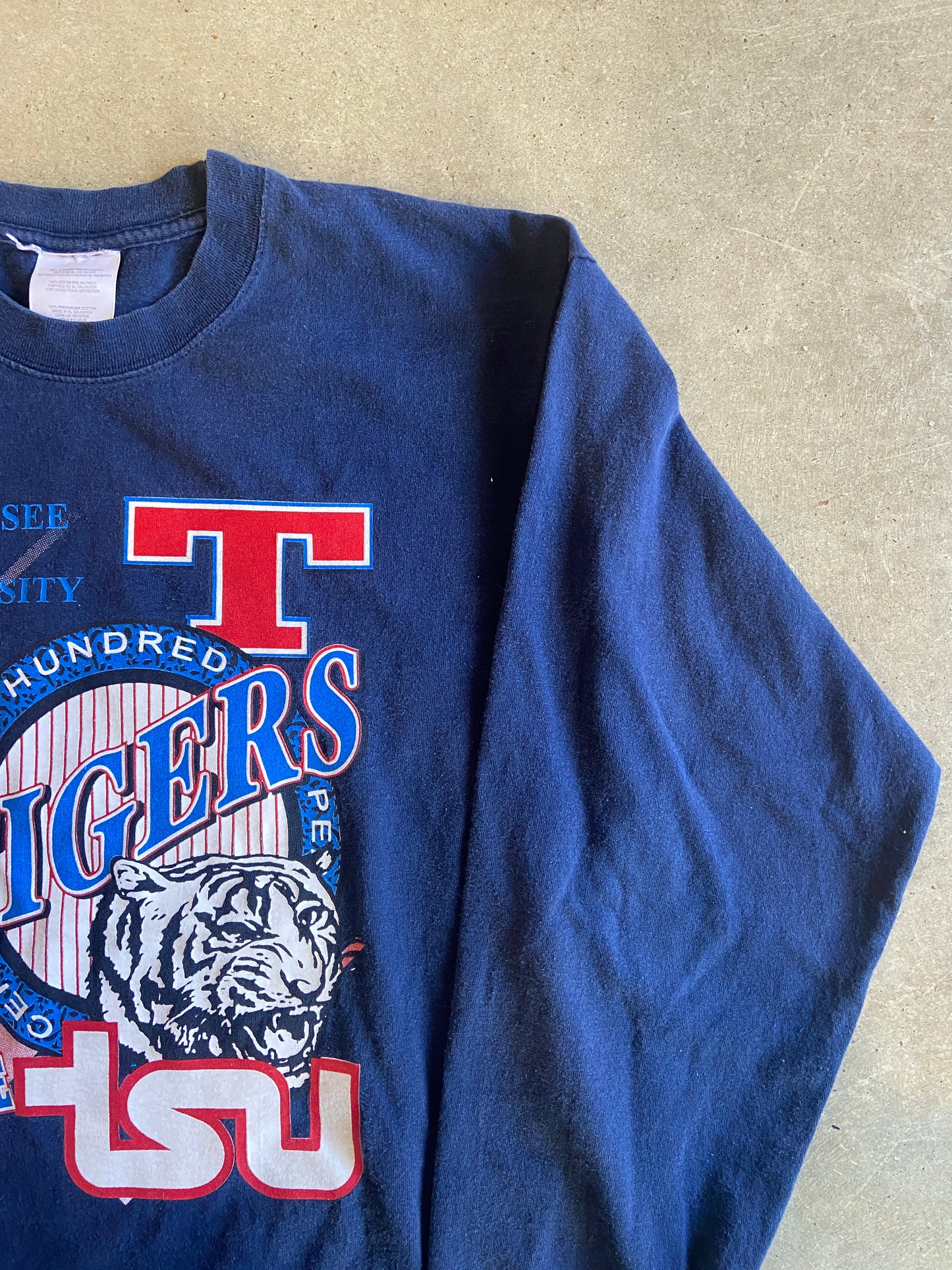 VTG Tennessee State University Tigers L/S Tee Sz L