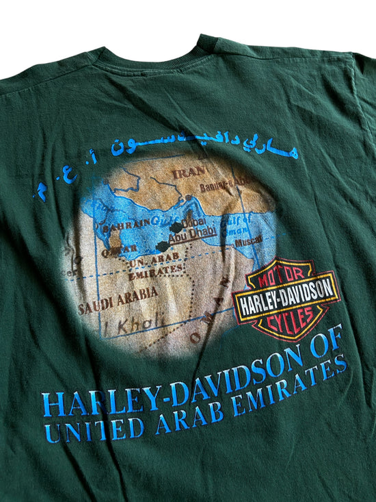 VTG Harley Davidson Panhead United Arab Emirates Tee Sz XL