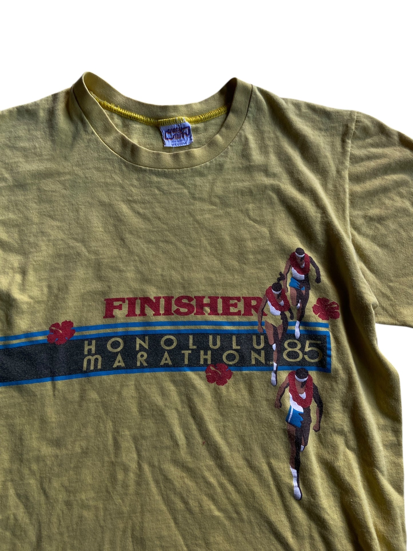 VTG Honolulu Marathon 1985 Finisher Tee Sz M