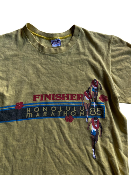 VTG Honolulu Marathon 1985 Finisher Tee Sz M