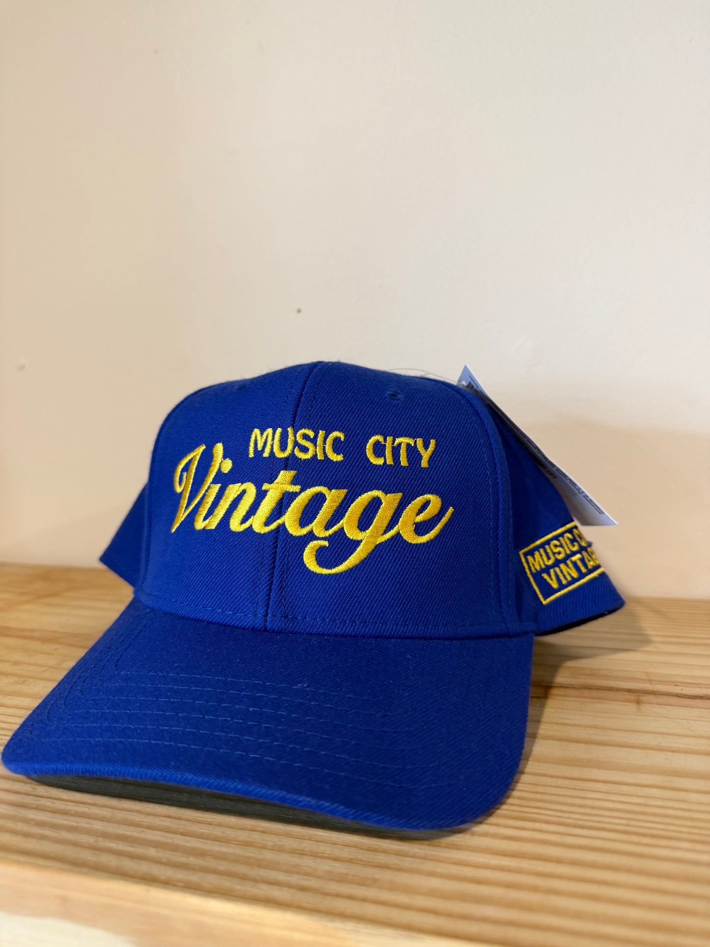 Music City Vintage Blue Blockbuster Hat