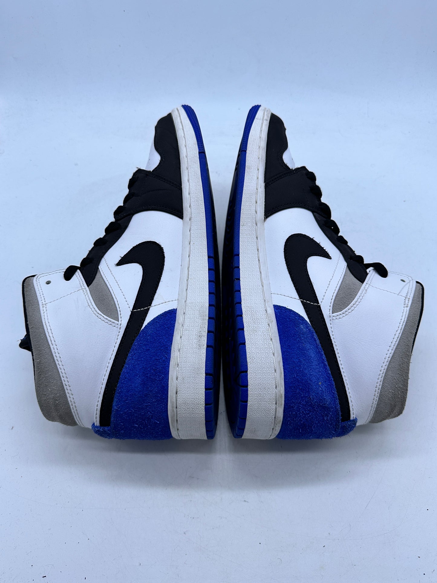 Preowned Jordan 1 Mid SE Royal Black Toe Sz 11M/12.5W 852542-102