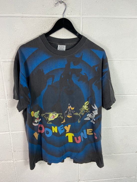 VTG Looney Tunes Wild Oats Faded Tee Sz XL