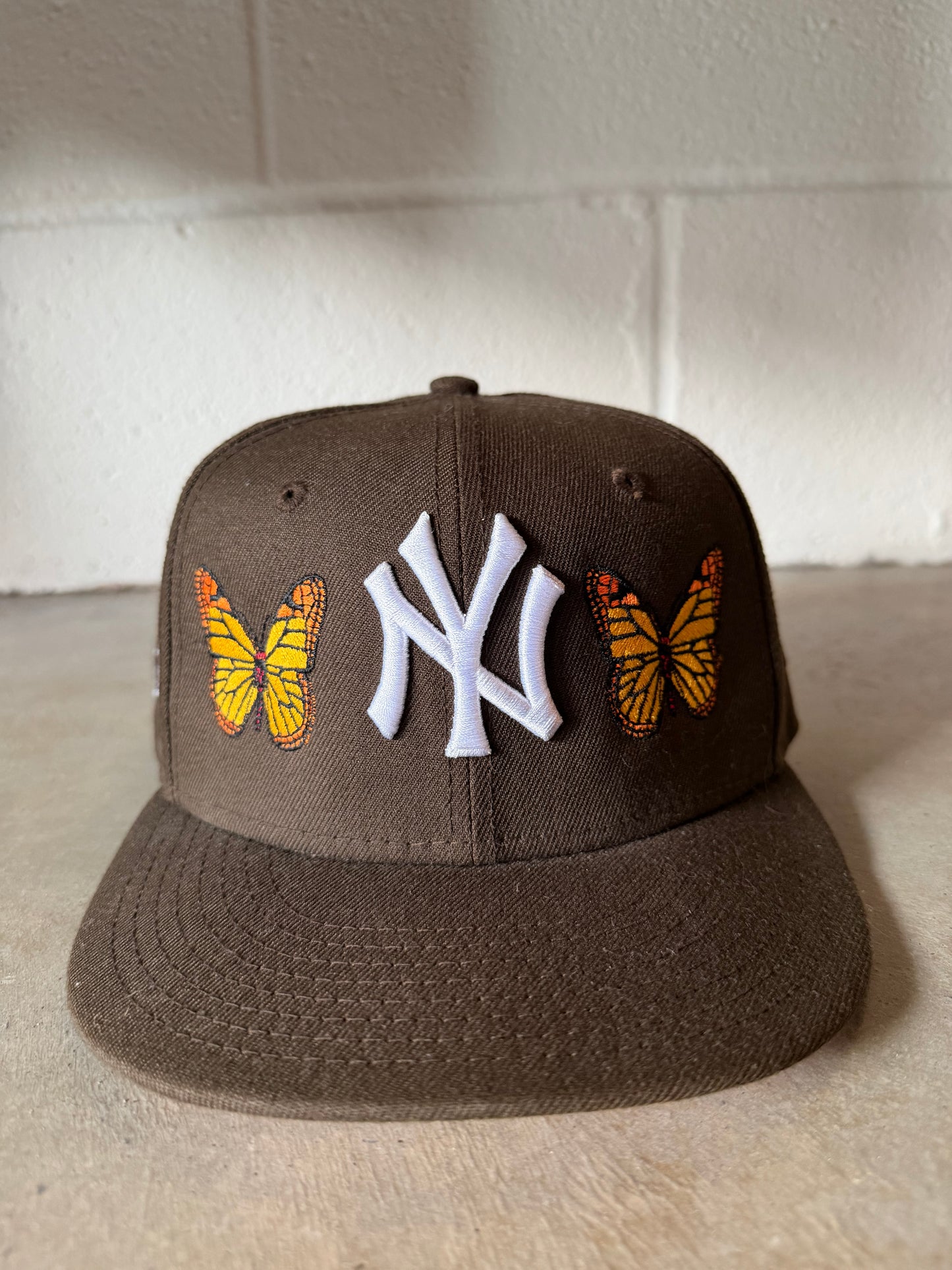 Lord Fubu New York Yankees 5950s EWDIL Fitted Hat Sz 7 1/4
