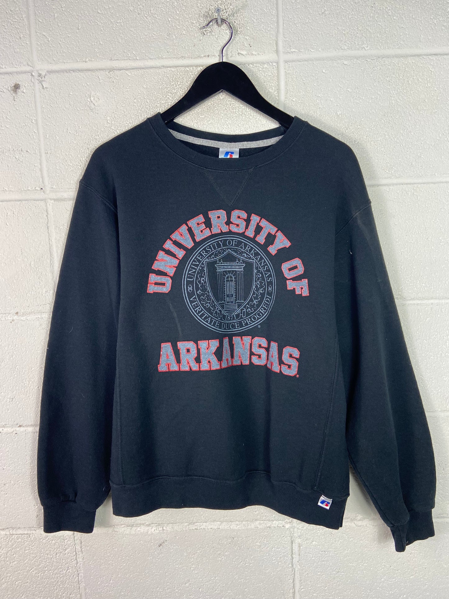 VTG University of Arkansas Crewneck Sz XL