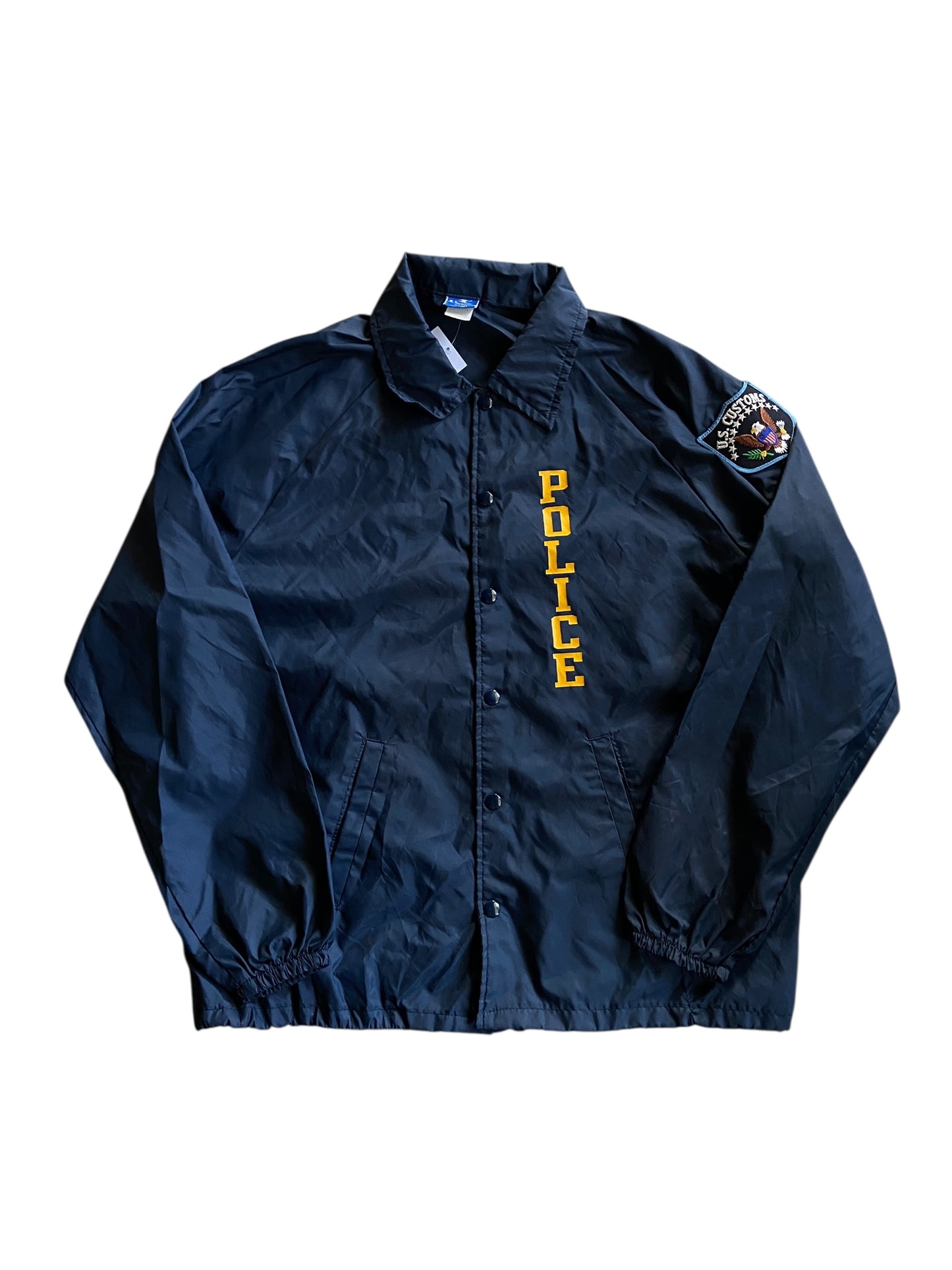 VTG Champion US Customs Coach Jacket Sz L