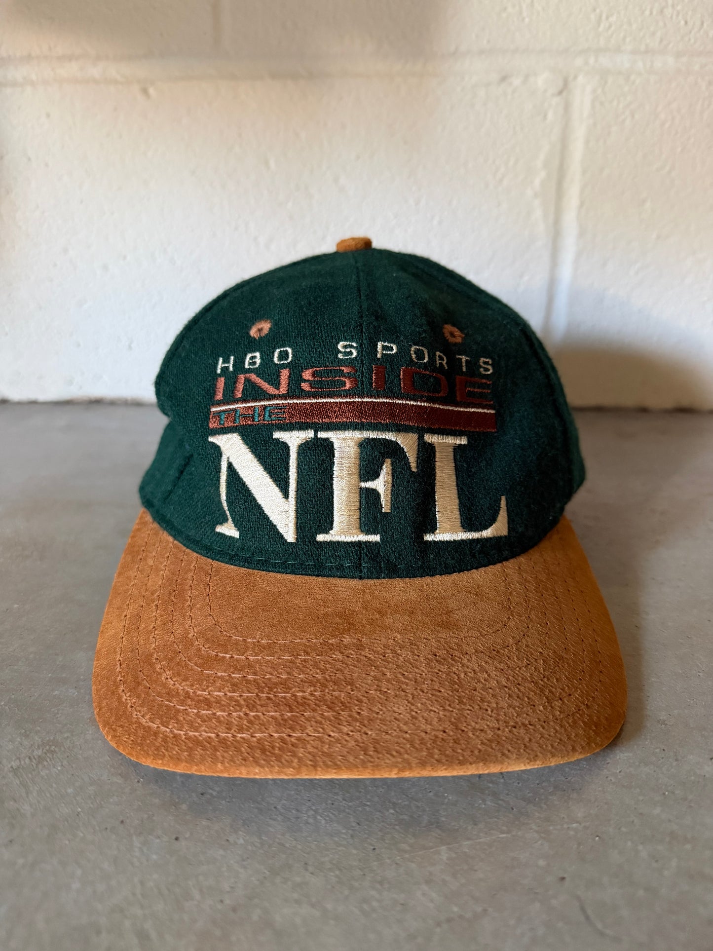 VTG Inside NFL HBO Sports Green/Brown Hat