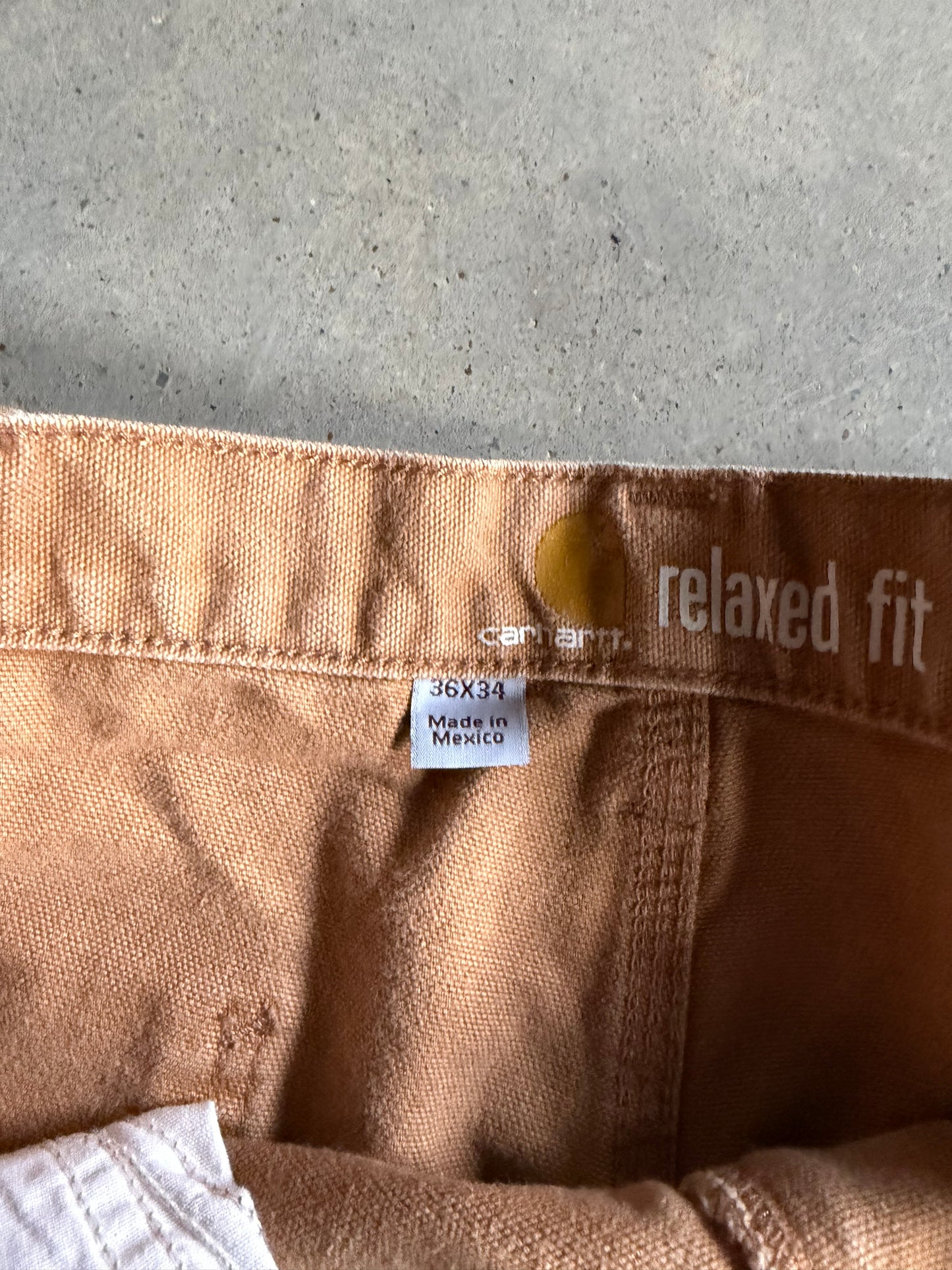 Carhartt Relaxed Bleached Cargo Pants Sz 36x34