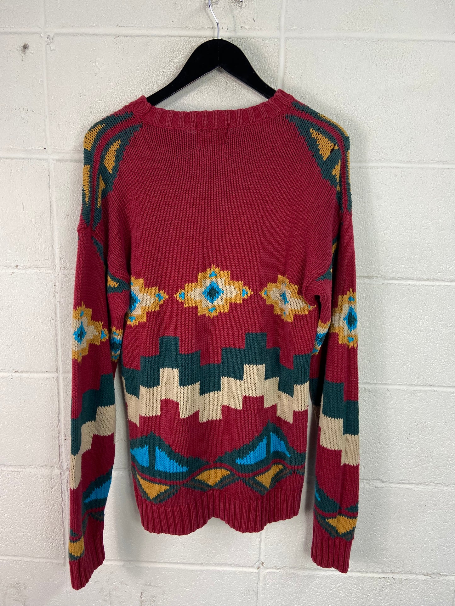 VTG Woolrich Aztec Sweater Sz XL