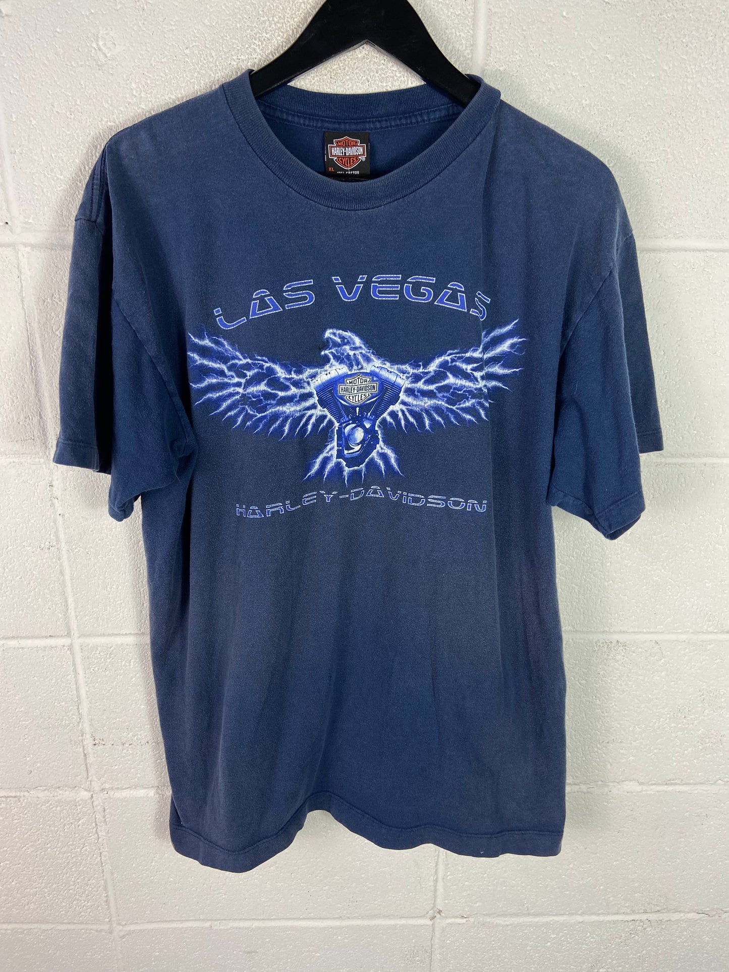 VTG Harley Davidson Las Vegas Graphic Tee Sz L