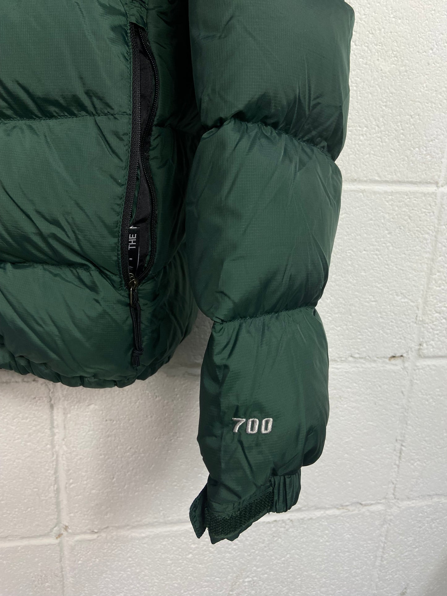 Y2K The North Face Pine Green 700 Puffer Jacket Sz L