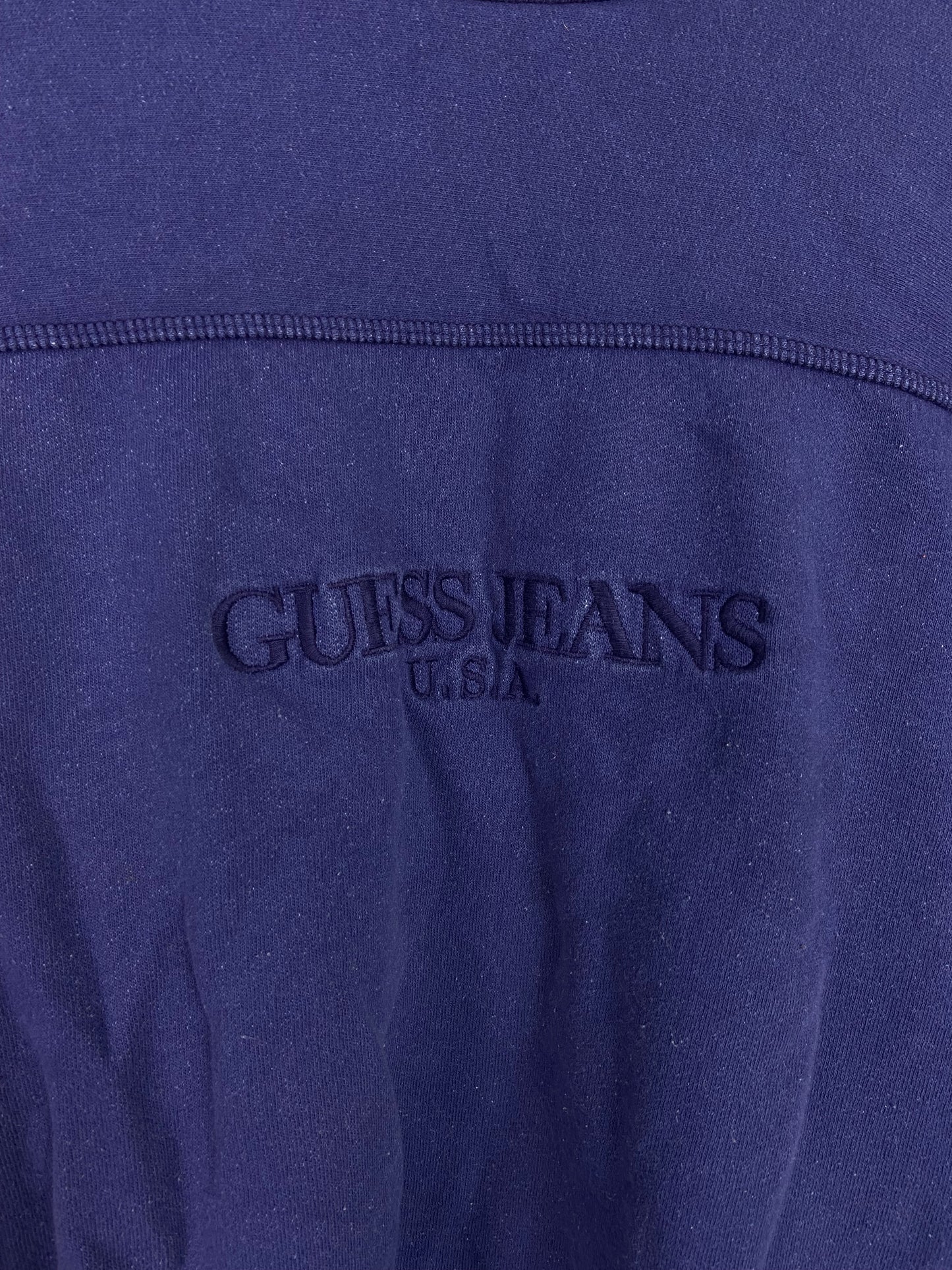 VTG Guess Jeans USA Navy Crewneck Sz XL