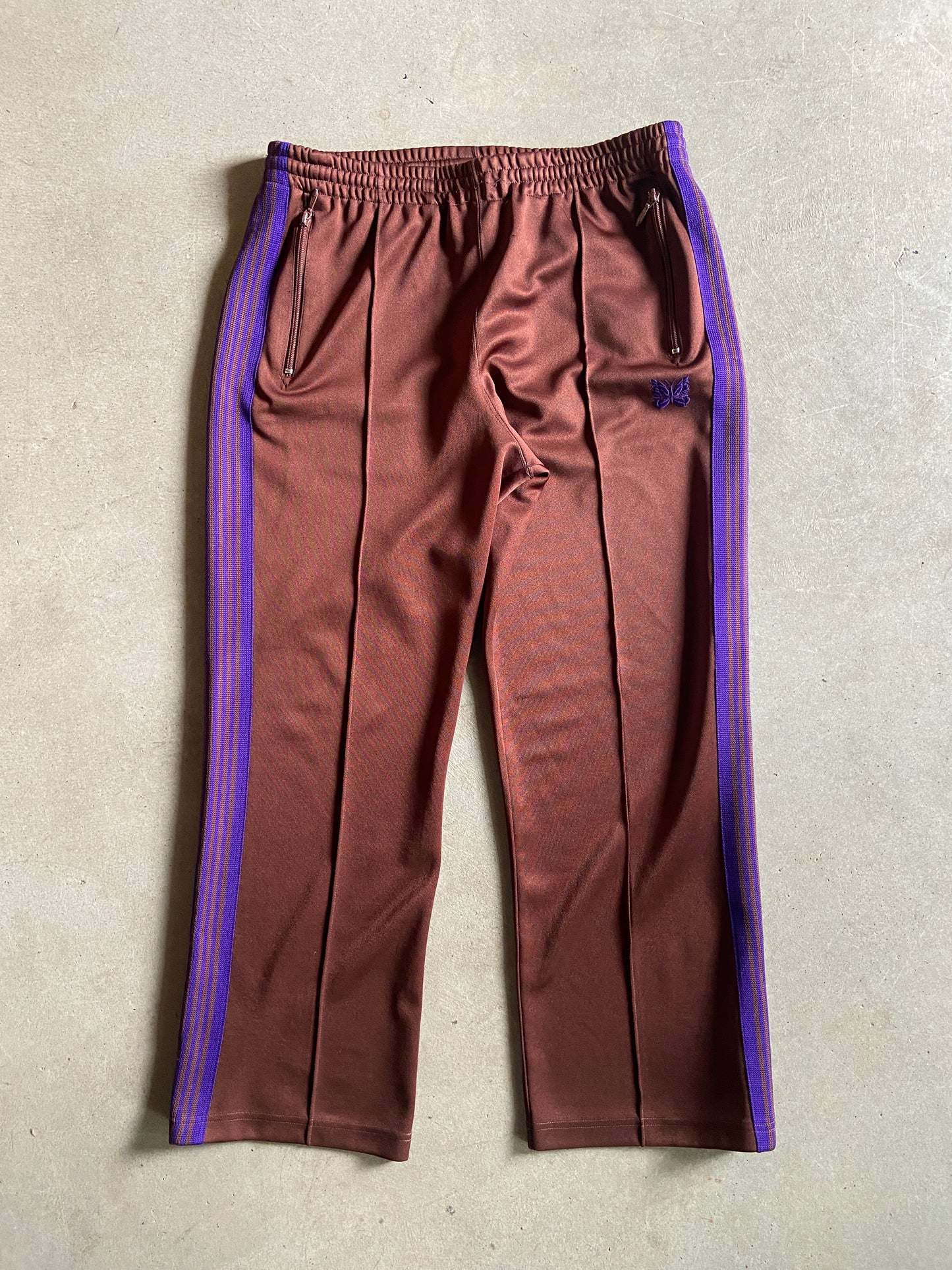 Needles Brown & Purple Track Pants Sz L