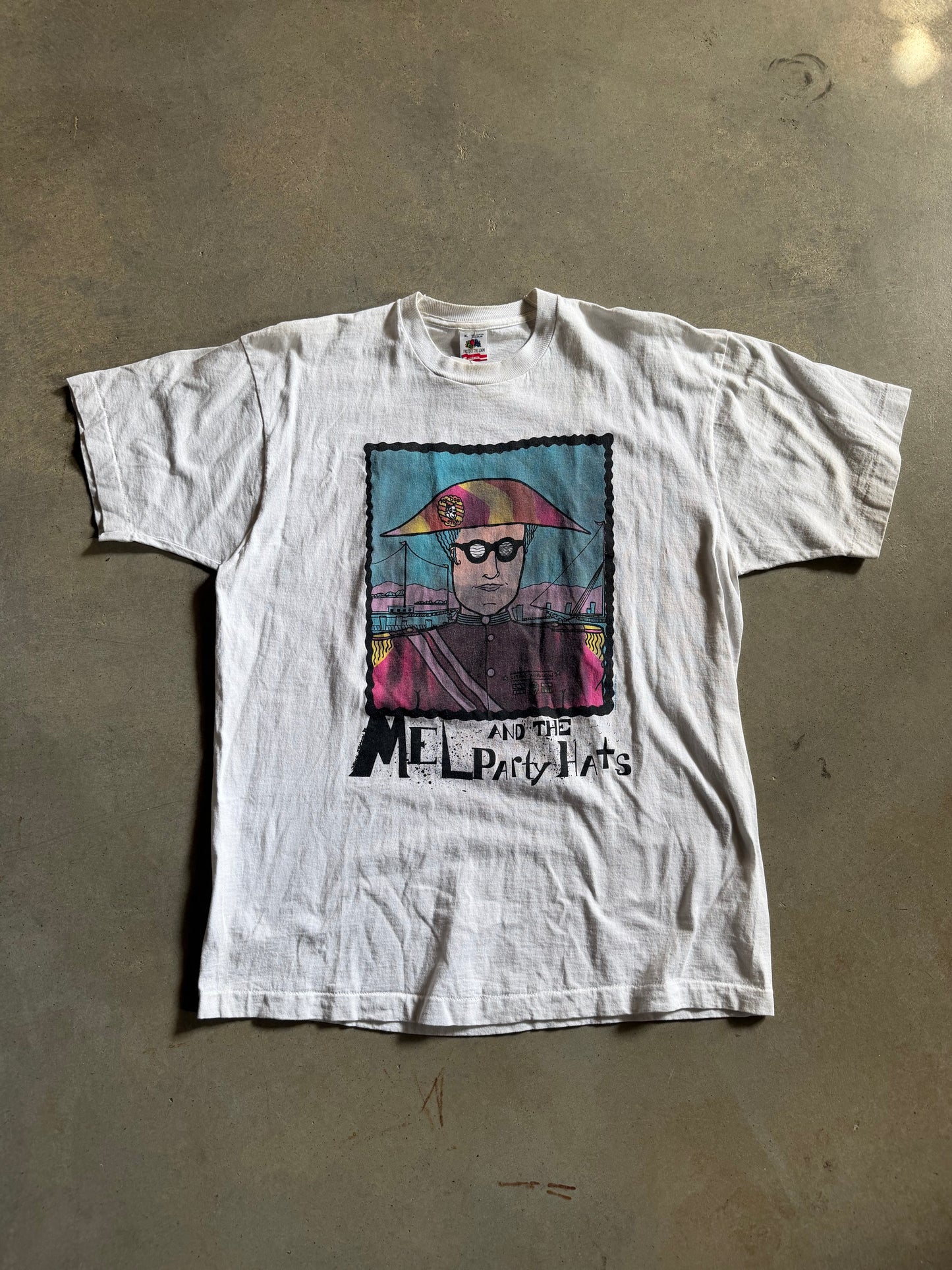 VTG Mel and The Party Hats Tee Sz XL