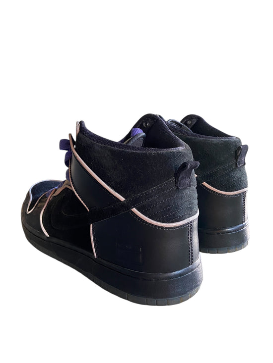 Preowned Nike SB Dunk High Purple Box Sz 12M/13.5W