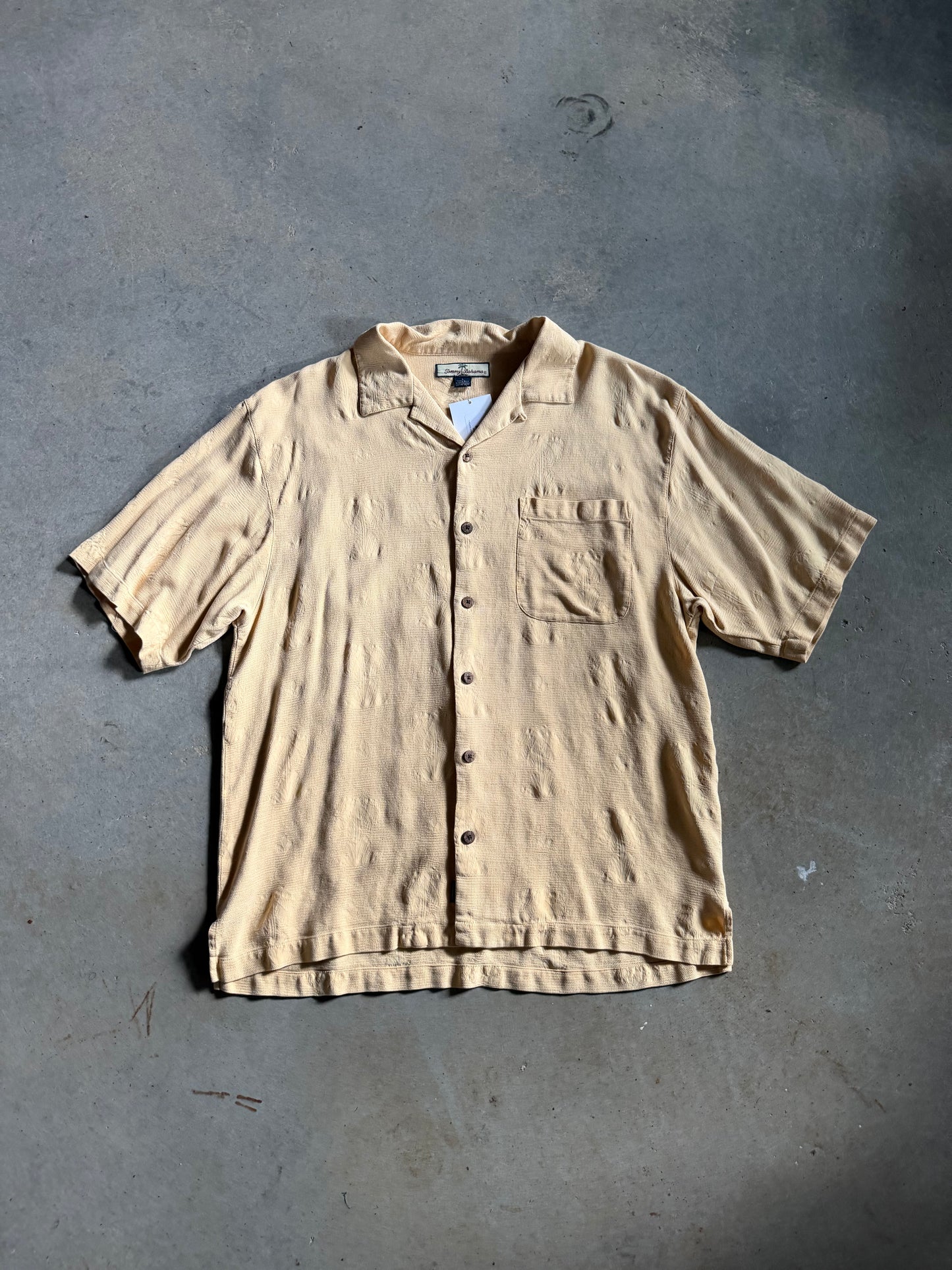 Tommy Bahama Silk Lei Button Shirt Sz L