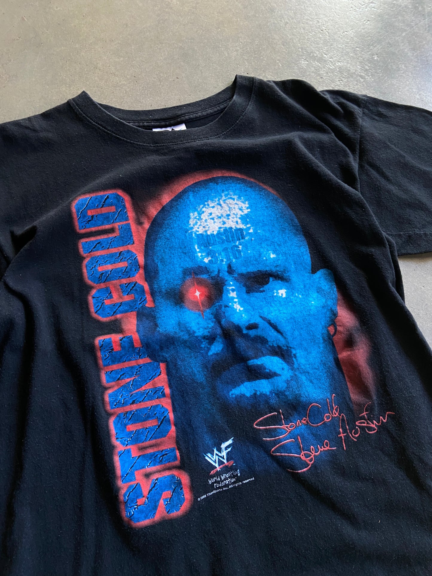VTG Stone Cold Steve Austin Tee Sz L